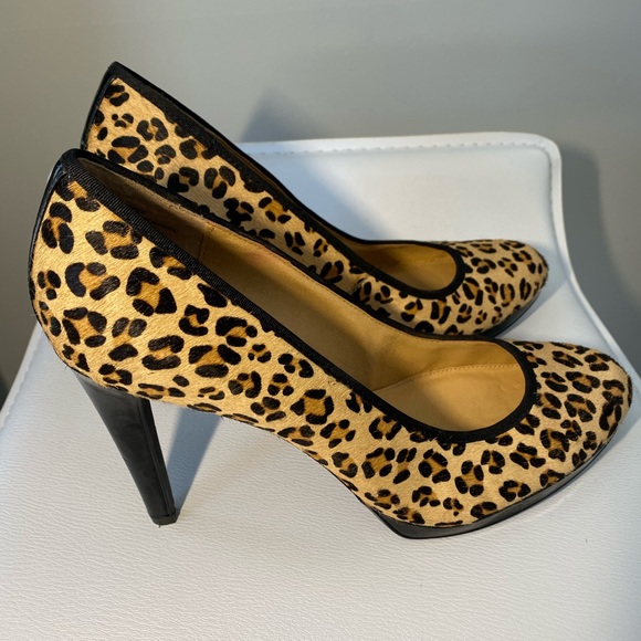leopard print heels size 11